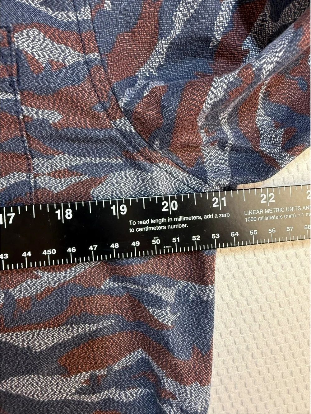 American Rag Cie Mens M Abstract Camo Button Up Shirt 100% Cotton Workwear